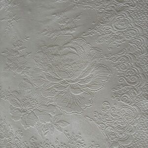 Antique Matelasse Peony Design Bedspread/Coverlet Full